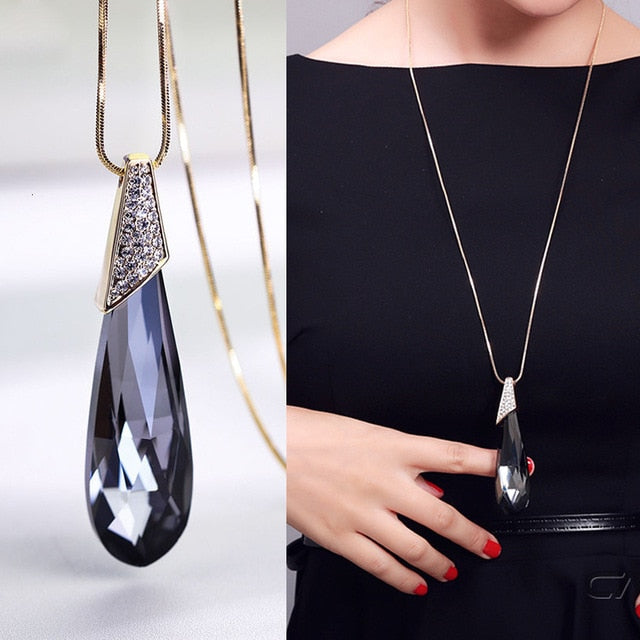 Long Necklaces & Pendants for Women Maxi Collier Femme Geometric Chain Fashion Necklace Statement Colar Accessories Jewelry 2019