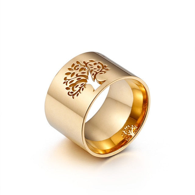 High Polished Stainless Steel Clover Ring For Women Gold/Silver Color Finger Rings Size 6 7 8 9 Fashion Jewelry Wholesale Rings