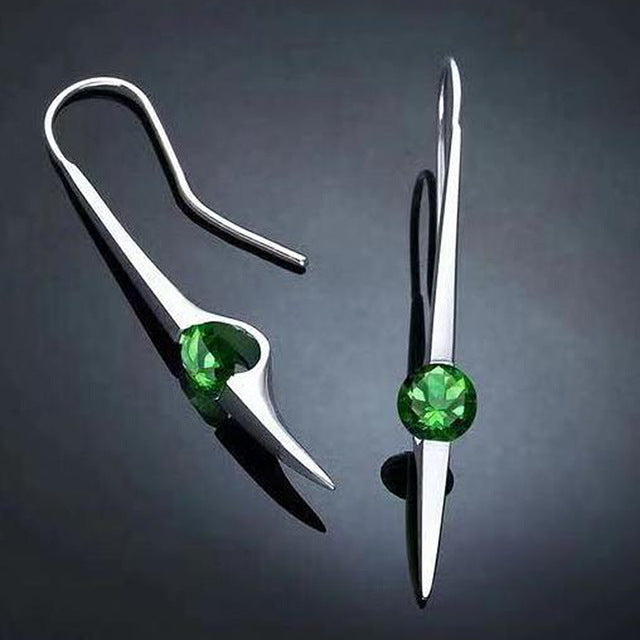 Boho Ethnic Green Resin Stone Drop Dangle Earrings For Women Indian Tribal Vintage Earrings pendientes mujer moda 2019 Z4E680