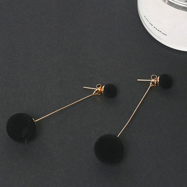 Moda coreana largo pendiente geométrico asimétrico Diamante de imitación círculo pendientes nuevo acrílico pendiente para mujer regalo fiesta boda