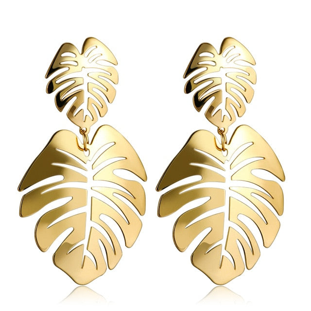 Korean Statement Round Dangle Drop Earrings for Women 2019 Fashion Jewelry Vintage Geometric Round Sequin Hanging Gold Earring
