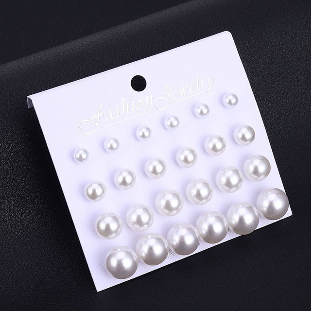 IPARAM tendencia perla simulada pendientes largos de mujer perla redonda blanca boda pendientes colgantes joyería Coreana de la manera pendientes