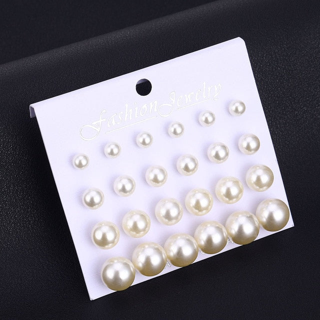 IPARAM tendencia perla simulada pendientes largos de mujer perla redonda blanca boda pendientes colgantes joyería Coreana de la manera pendientes